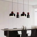 lustre led moderne avec cordon métallique ajustable