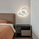 Kreative LED-Wandleuchte in Wolkenform für Kinder