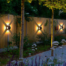 Moderne LED-Wandleuchte für Innen und Außen