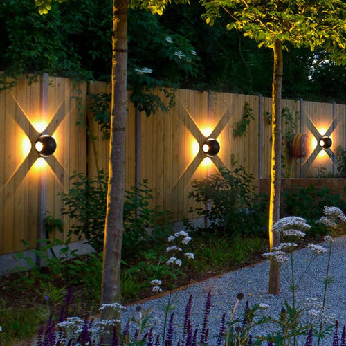 Moderne LED-Wandleuchte für Innen und Außen - vue 3 sur 12