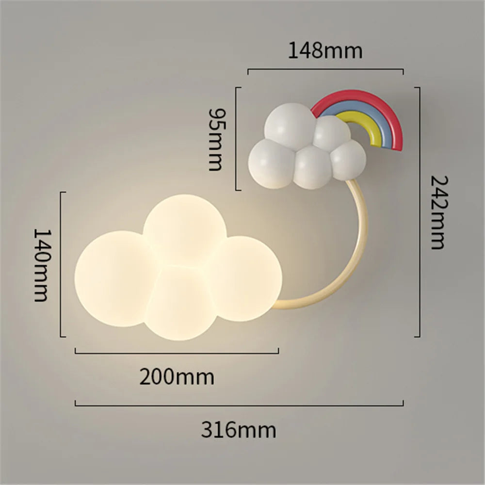 applique murale led avion pour enfants décorative et ludique - vue 10 sur 12