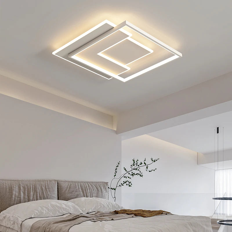 plafonnier led au design simpliste pour éclairage d'intérieur luminaire décoratif