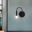 applique murale LED courbée noire