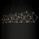 lustre moderne italien 2023 led cube pour bar de luxe