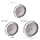 Assiette titane ultralégère portable pour camping randonnée