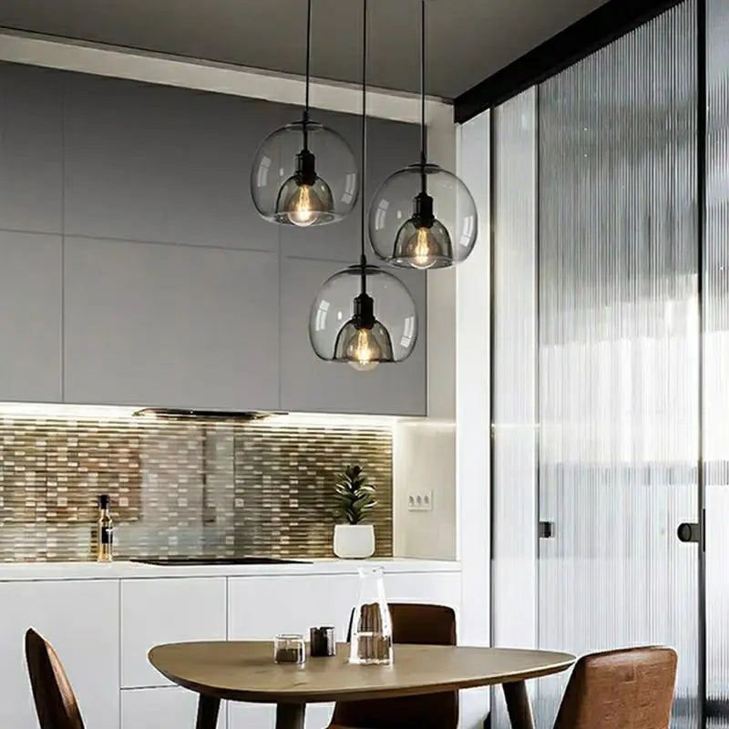 suspension led industrielles à 3 lumières - vue 4 sur 16