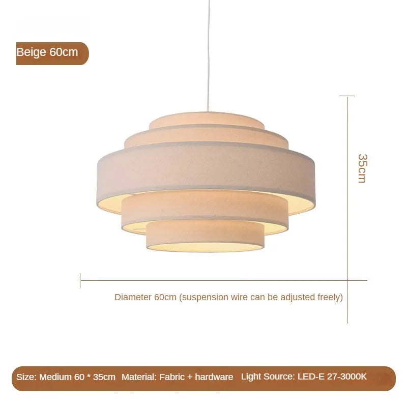 lustre en tissu créatif pour un éclairage minimaliste personnalisé - vue 13 sur 12