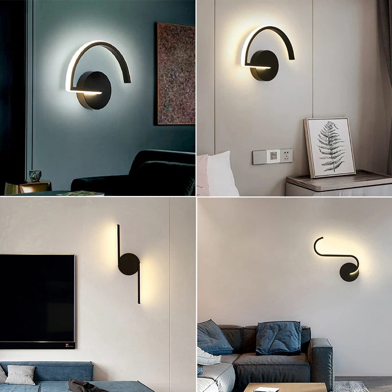 Applique murale créative moderne pour chambre à coucher - vue 4 sur 10