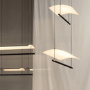 Moderne Pendelleuchte aus Schmiedeeisen im nordischen Minimaldesign