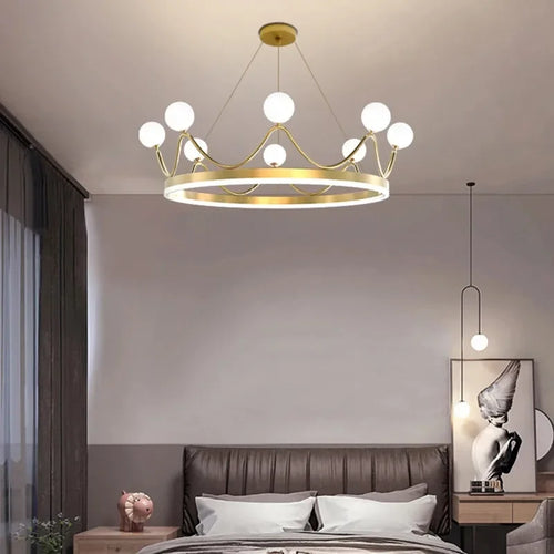 Moderner LED-Kronleuchter für ein elegantes Interieur - vue 6 sur 8