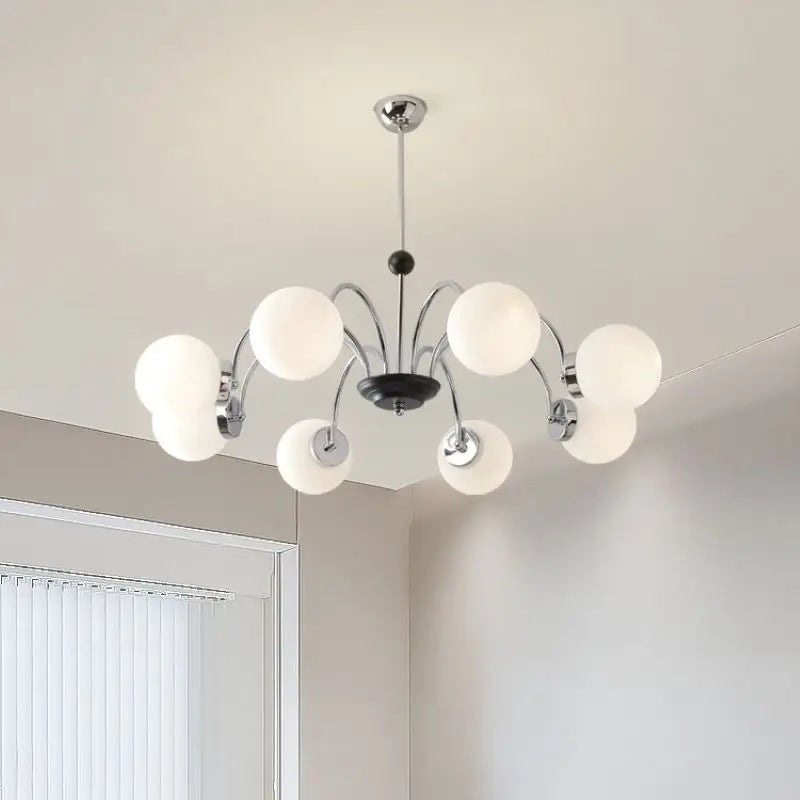 lustre rétro romantique avec protection des yeux et lumière douce - vue 2 sur 16