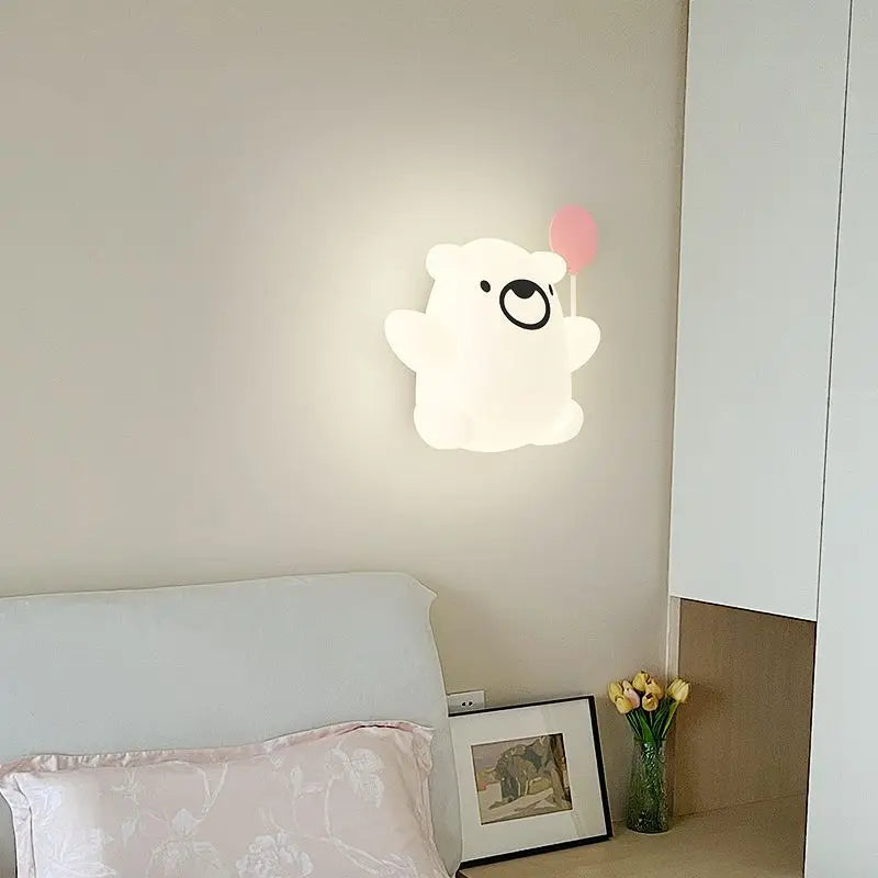 applique murale dessin animé pour enfant avec télécommande optionnelle - vue 7 sur 12
