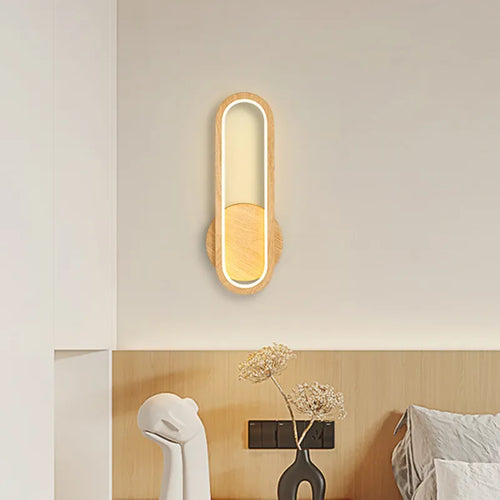 Applique murale moderne en bois LED