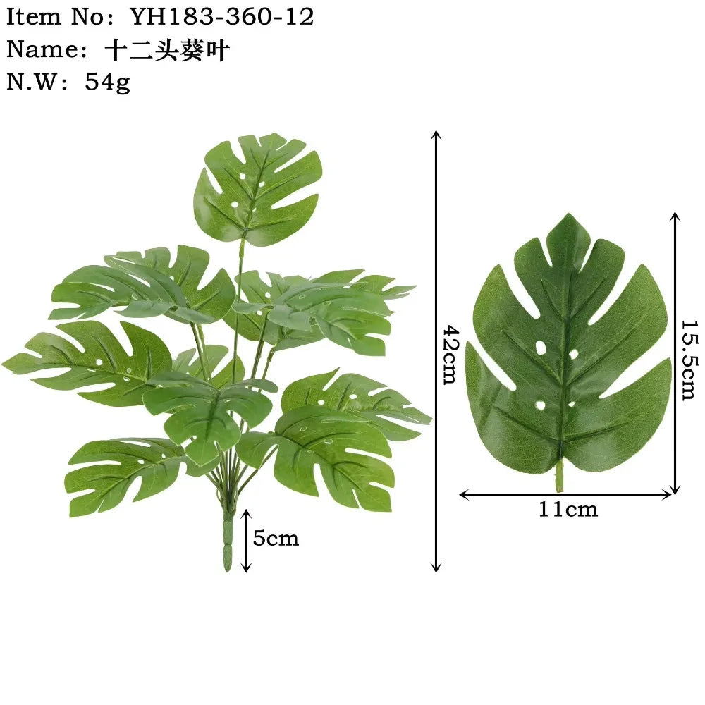 plantes artificielles palmier tropical pour décoration intérieure et extérieure - vue 18 sur 18