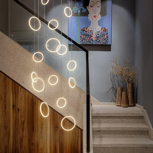 lustre moderne minimaliste pour loft appartement duplex villa