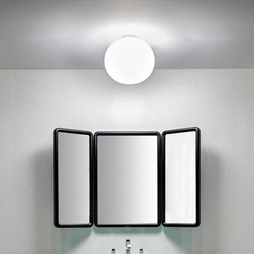 plafonnier sphérique simple applique intérieure en verre
