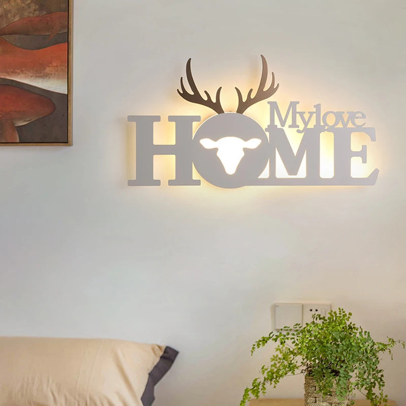 applique murale led lettre pour décoration intérieure enfants - vue 3 sur 12
