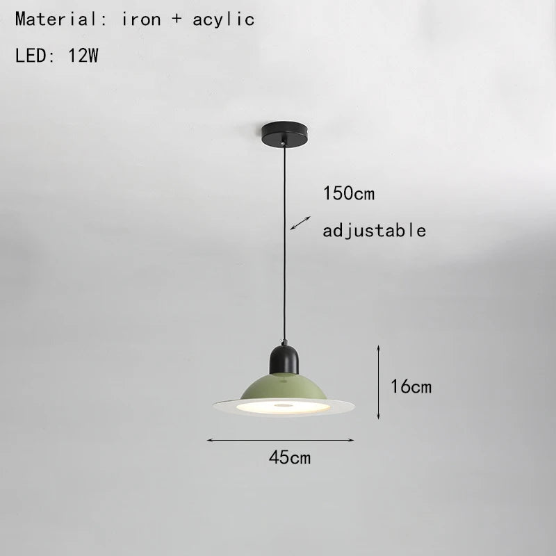 LED-Pendelleuchte aus Metall mit einstellbarem Licht - vue 16 sur 17