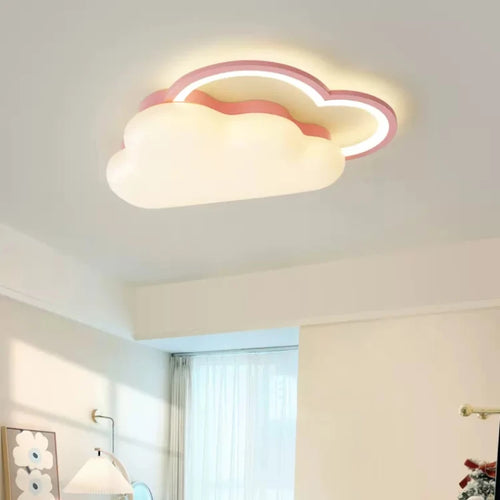 Deckenleuchte Wolke Regenbogen für Kinderzimmer romantisch und sanft - vue 4 sur 8