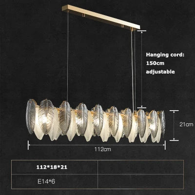 lustre suspendu led art déco en cristal et plumes blanches et grises - vue 17 sur 17