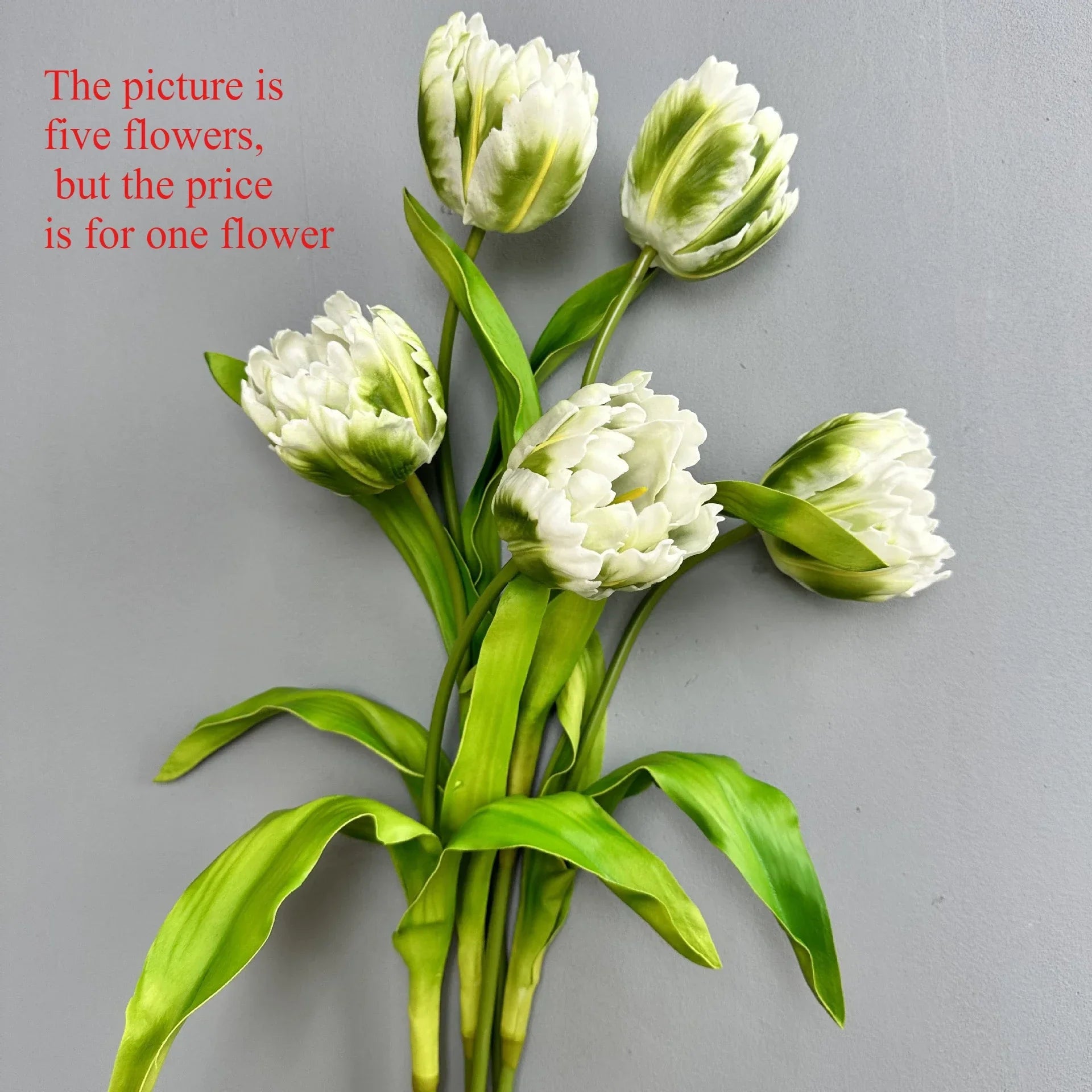 fleurs artificielles tulipes pour décoration festive et vacances - vue 9 sur 11