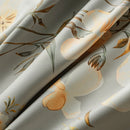 Rideau occultant moderne motif feuilles pour chambre salon