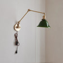 applique murale iwhd en cuivre rotative avec bras long pivotant