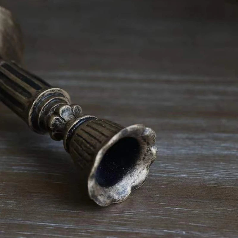 bougeoirs en métal pour décoration de mariage et événements - vue 7 sur 9