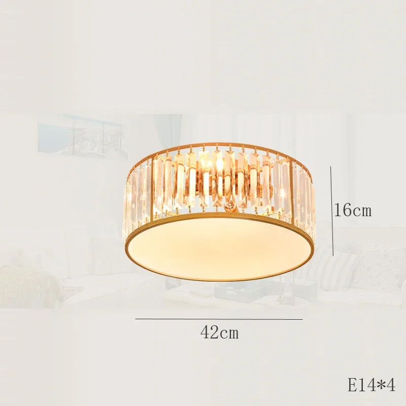 LED-Deckenleuchte aus Kristall für moderne Wohnraumgestaltung - vue 11 sur 12