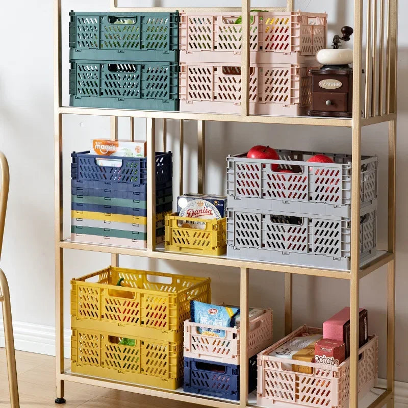 caisse de rangement pliable empilable pour la maison - vue 6 sur 10