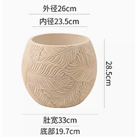 moule en silicone moderne pour pot de fleurs en béton léger et luxueux