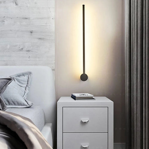 Minimalistische LED-Wandleuchte Lange Ausführung Zur Dekoration Und Innenbeleuchtung - vue 3 sur 7