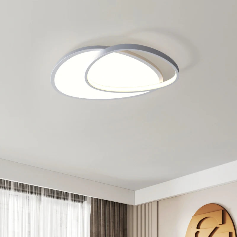 plafonnier led ultra mince design moderne pour intérieur - vue 5 sur 12