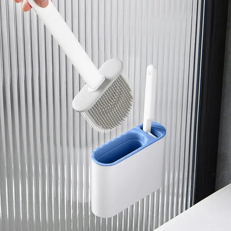 brosse de toilette à séchage rapide avec support mural et nettoyage efficace - vue 3 sur 9