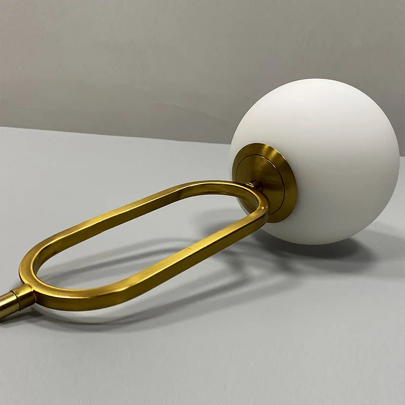 Boule de verre nordique lustre moderne luminaires de cuisine lampes suspendues pour salle à manger décor chambre étude Restaurant lampe suspendue - vue 6 sur 8