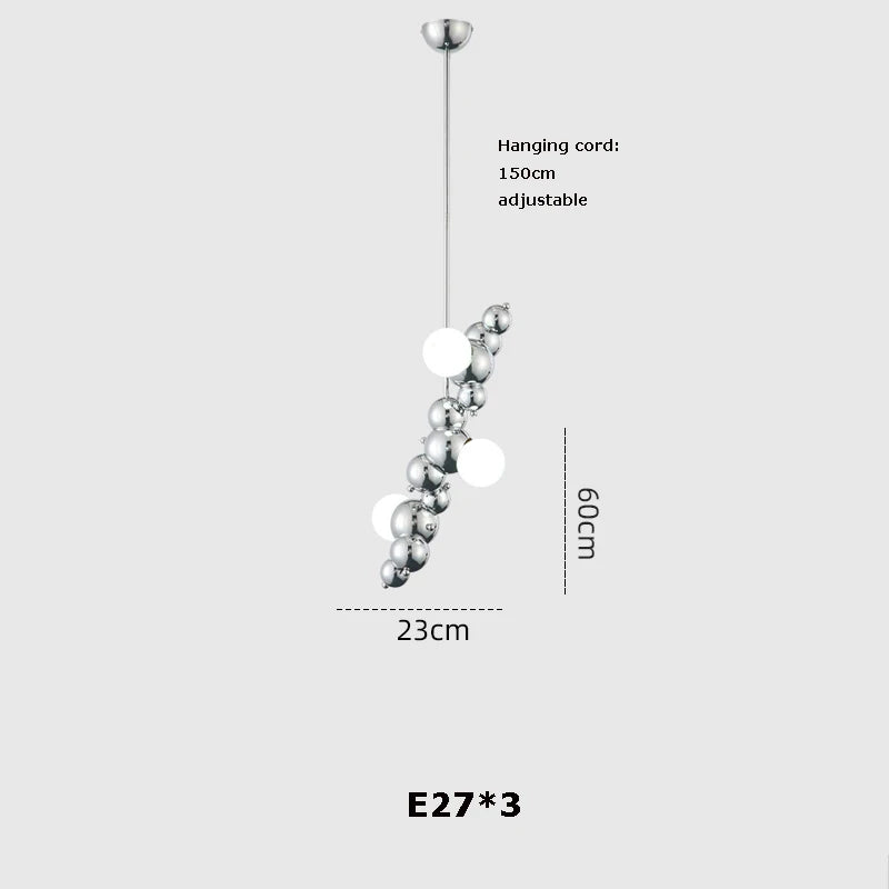 suspension artistique à led à intensité variable pour décoration intérieure - vue 8 sur 16