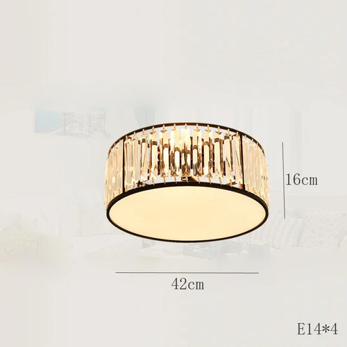 LED-Deckenleuchte aus Kristall für moderne Wohnraumgestaltung - vue 9 sur 12