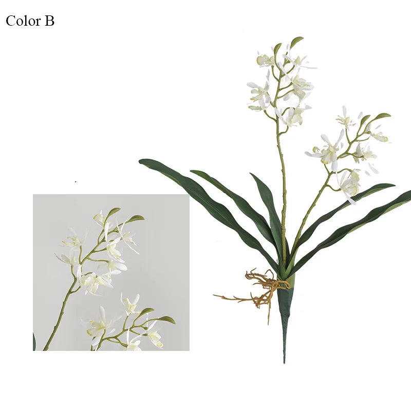 orchidée papillon artificielle pour décoration de mariage et fête - vue 9 sur 10
