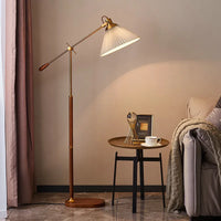 lampadaire vintage premium luxe plissé tissu