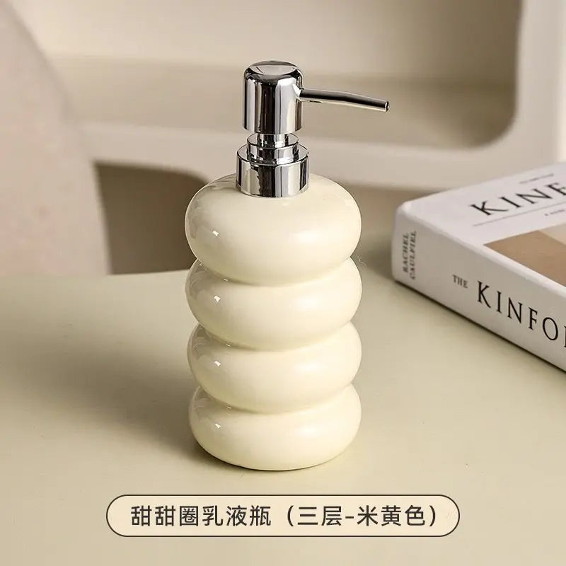 bouteille céramique pour désinfectant et distributeur de savon - vue 9 sur 12