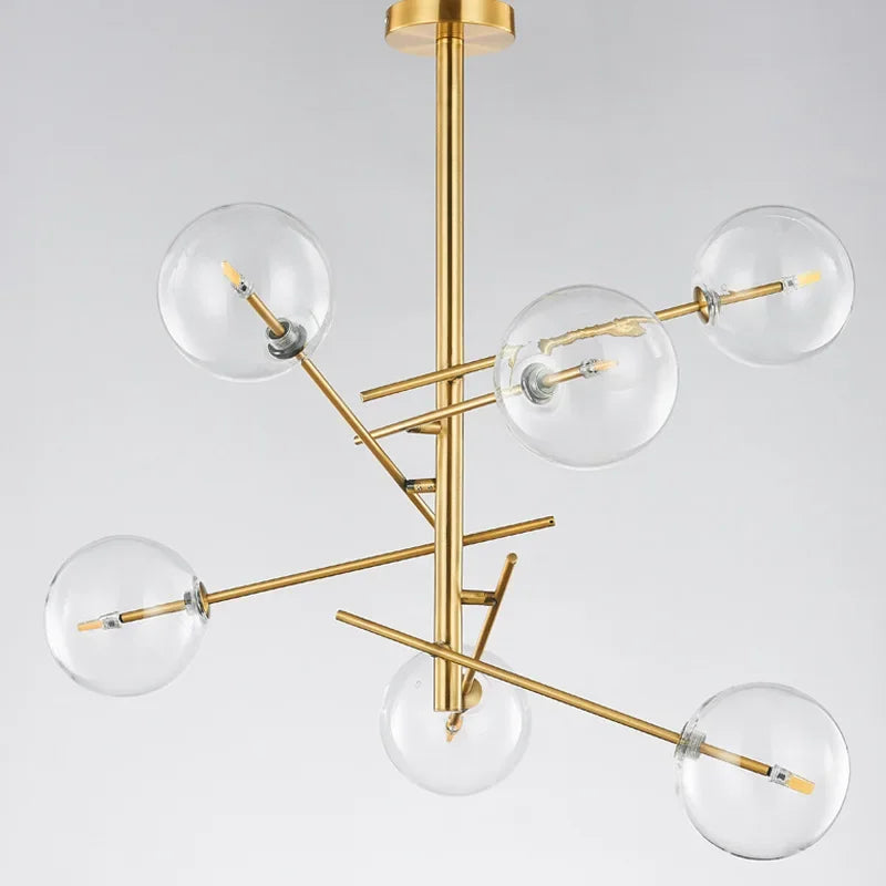 suspension en verre moderne pour décoration créative et élégante - vue 6 sur 9