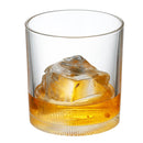 Verres whisky old fashioned style relief élégant