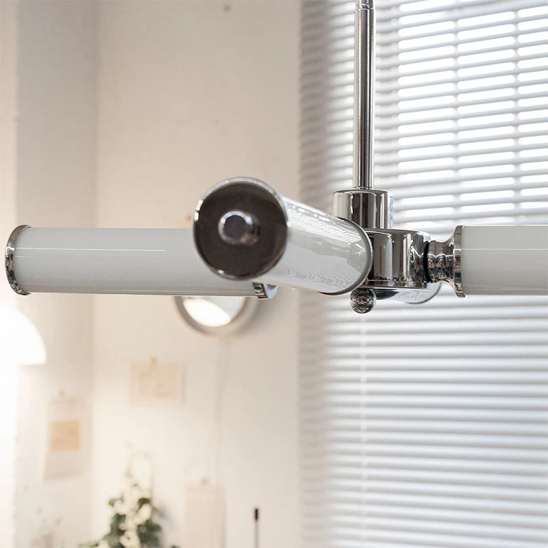 Vintage LED-Kronleuchter im Retro-Design mit Sputnik-Optik, dekorative Beleuchtung - vue 5 sur 6