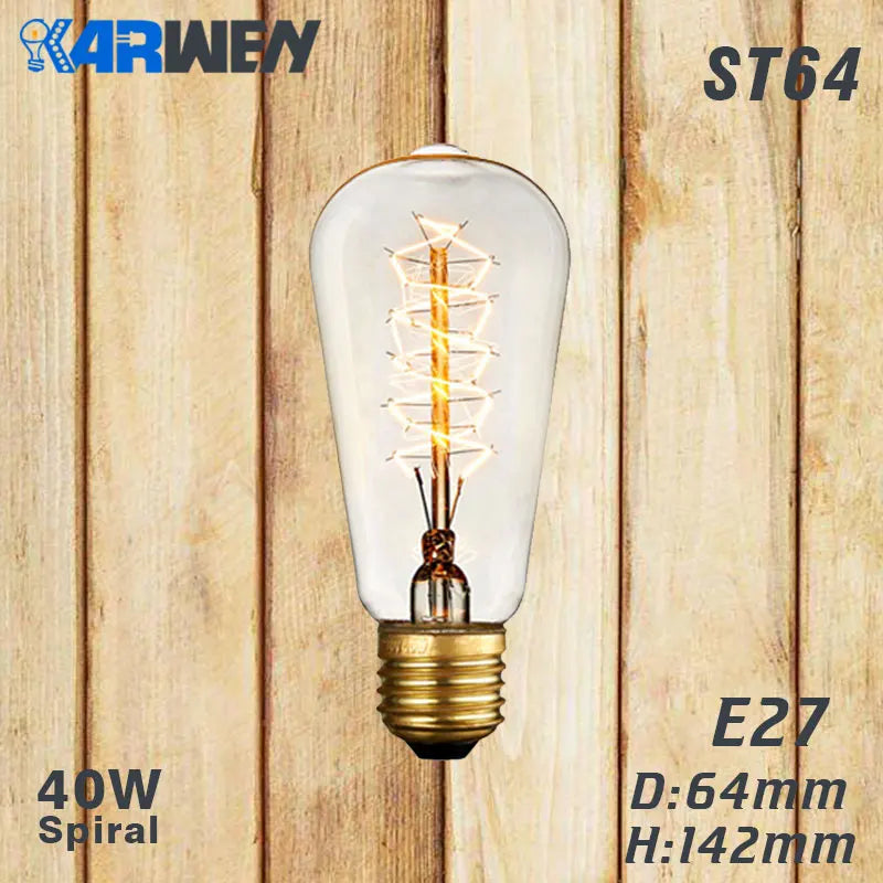 Vintage Edison LED-Leuchtmittel Filament 6er-Set - vue 12 sur 18