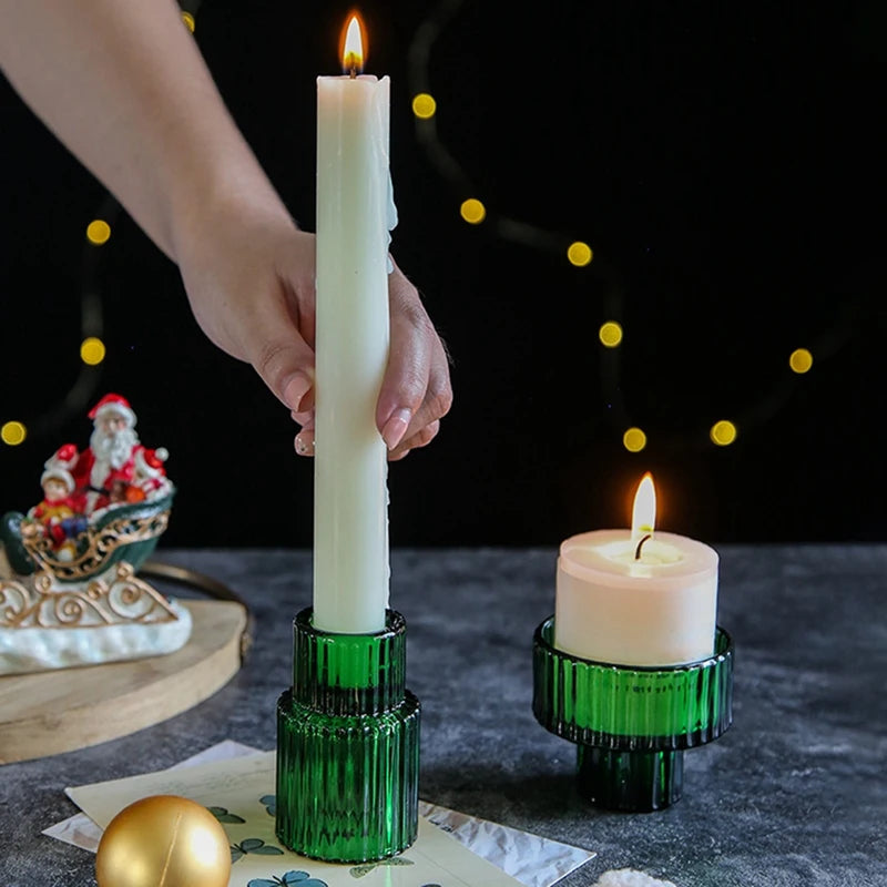 lot de 6 bougeoirs coniques faciles à utiliser pour toutes occasions - vue 7 sur 6