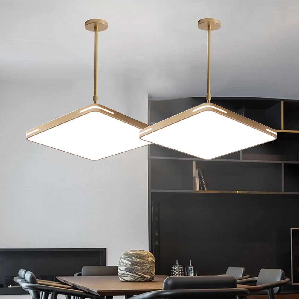 LED-Kronleuchter Pendelleuchte mit hoher Helligkeit für Wohnraumdekoration - vue 6 sur 6