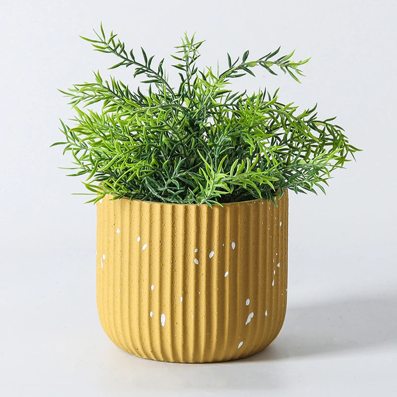 moule en silicone pour pot de fleurs design vertical en béton