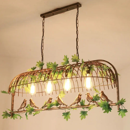 lustre industriel rétro pour plantes en pot créatif