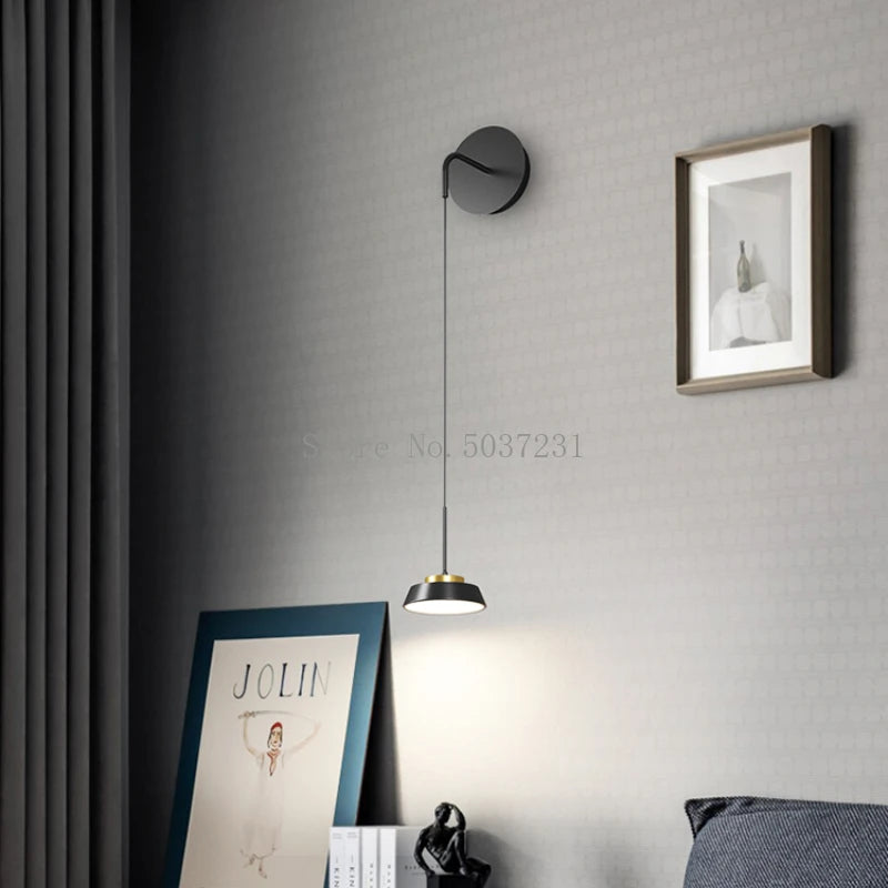 suspension moderne minimaliste en luxe noir design élégant - vue 7 sur 18