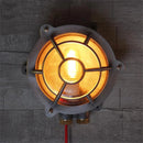 Industrielle Vintage-Wandleuchte Außenbeleuchtung IP65 aus Eisen und Glas